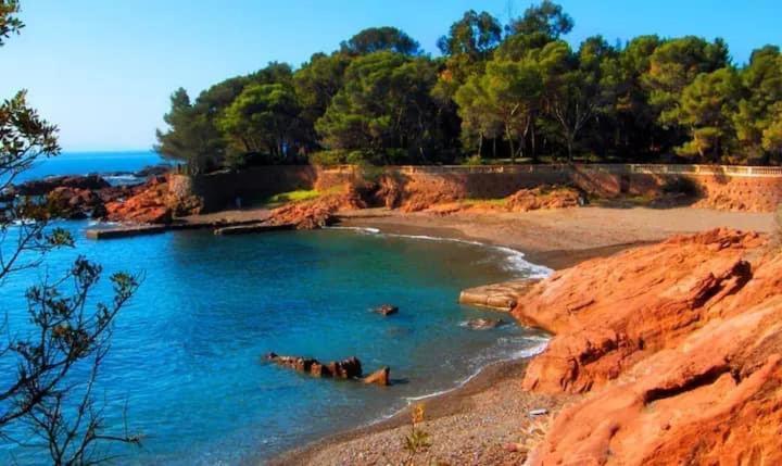 10 A 12 Pers Famille Amateurs Randonnee Boulouris Panorama Saint Raphael Tennis Piscine Partage מראה חיצוני תמונה